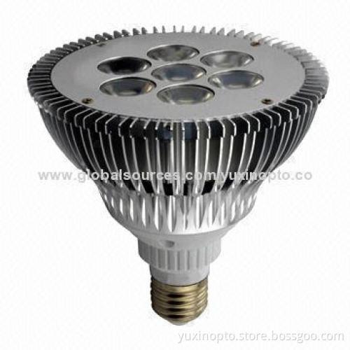 7W E27 LED PAR30 Light, High Brightness, Adopts Good-quality LED, Constant Current AC Power Supply